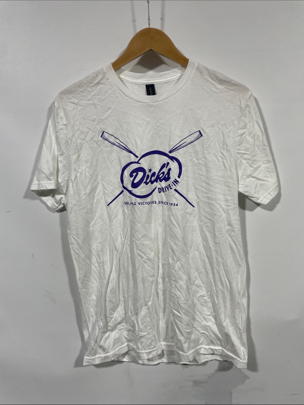 Dicks drive in Men's White Graphic Logo T‑Shirt
